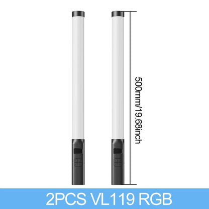 Ulanzi i-Light VL119 RGB LED Light Wand – 2500–9000K Magnetic Tube Light for Photography, Video & Vlog, Handheld Portable Lighting Stick