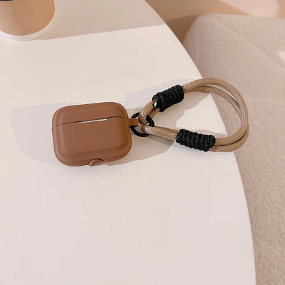 Cute Silicone AirPods Case with Strap — Fits AirPods (1st–4th Gen), AirPods Pro & AirPods Pro 2 (Soft Protective Cover)