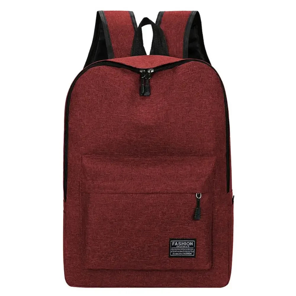 Trendy Minimalist Large Capacity Backpack for Men & Women – Versatile School, Travel & Laptop Bag, Washable Unisex Design