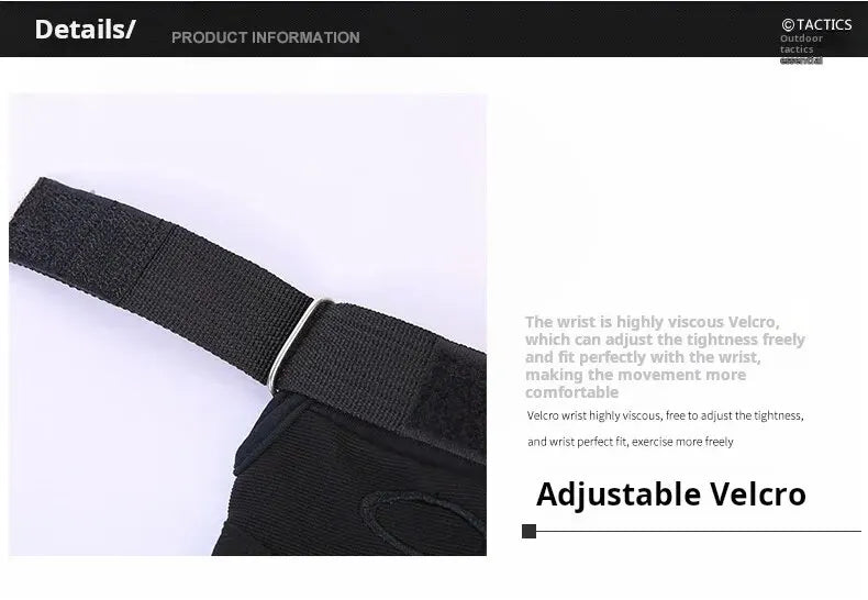 Fitness Anti-Slip Cycling Gloves – Wear-Resistant Tactical Sports & Climbing Half Finger Gloves for Outdoor Use