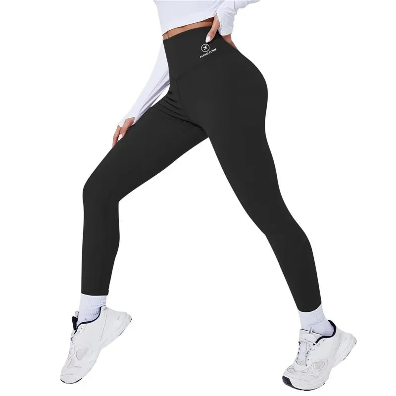 High Waist Thermal Yoga Leggings for Women – Butt Lifting Push-Up Sports Tights for Running, Gym & Fitness Wear
