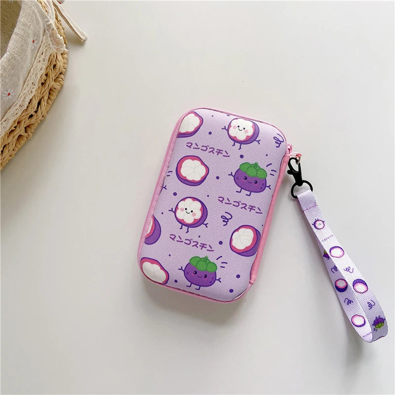 Lanyard Storage Bag Case for R36S/R36H/RG35XX/R36 Ultra/K36 — Protective Handbag Pouch for Video Game Console Accessories