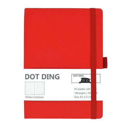 A5 Softcover Dotted Notebook – Kawaii Notepad, Weekly Planner, Diary for Students & Office Supplies