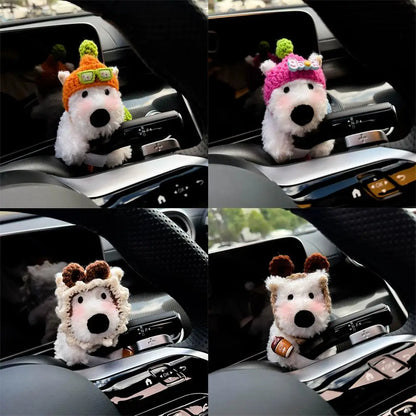 Cute Car Gear Shift Doll - Fun Dashboard, Rearview Mirror & Auto Decor Ornament