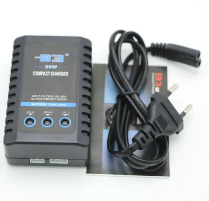 MAX RC B3 20W Pro Compact Balance Charger – 2S 3S 7.4V 11.1V Lithium LiPo Battery Charger