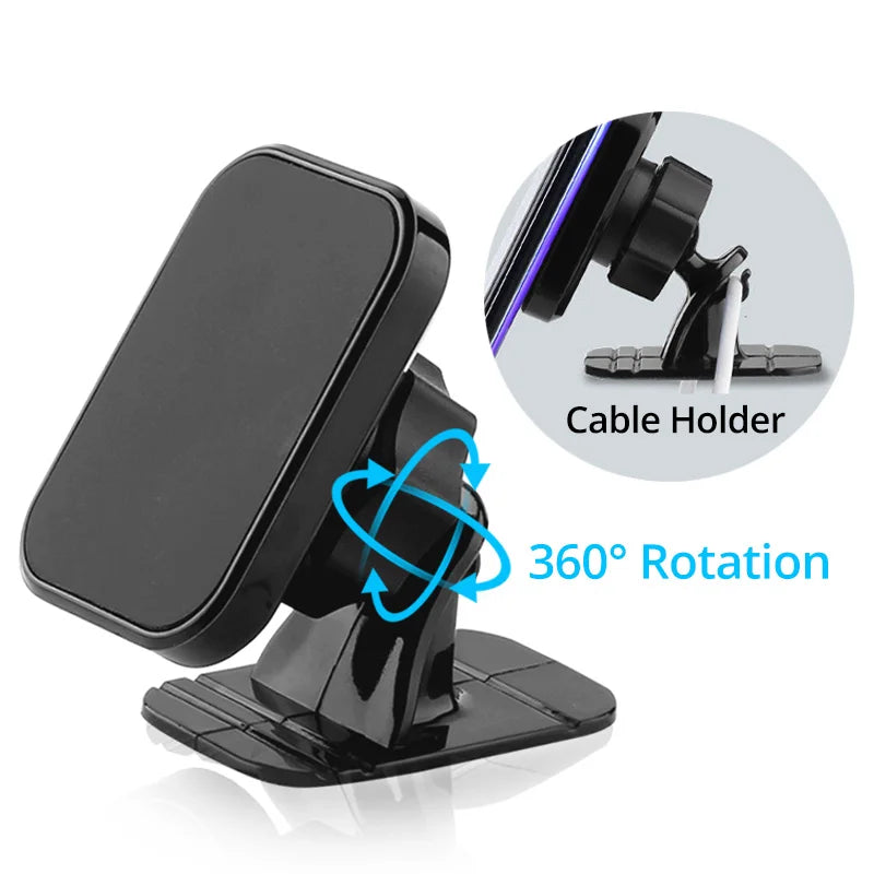 Universal Magnetic Car Phone Holder - Air Vent Mount for iPhone, Samsung, and GPS Devices