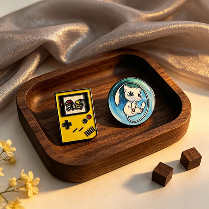 Cute Monster Enamel Pins – 2PCS Game-Inspired Brooch Set for Backpacks, Jackets, Briefcases & Fan Gifts
