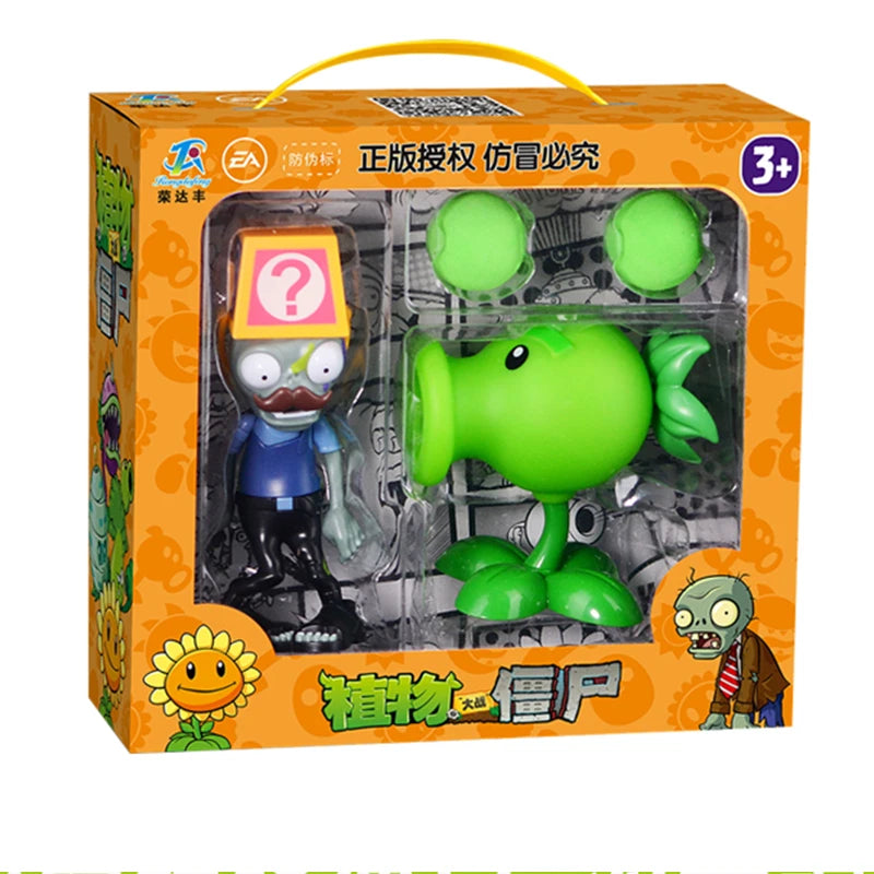 Plants vs Zombies 2 Toy Figure Set – Mechanical Shark & Wild West Gargantuar Game Character Collectible Gift