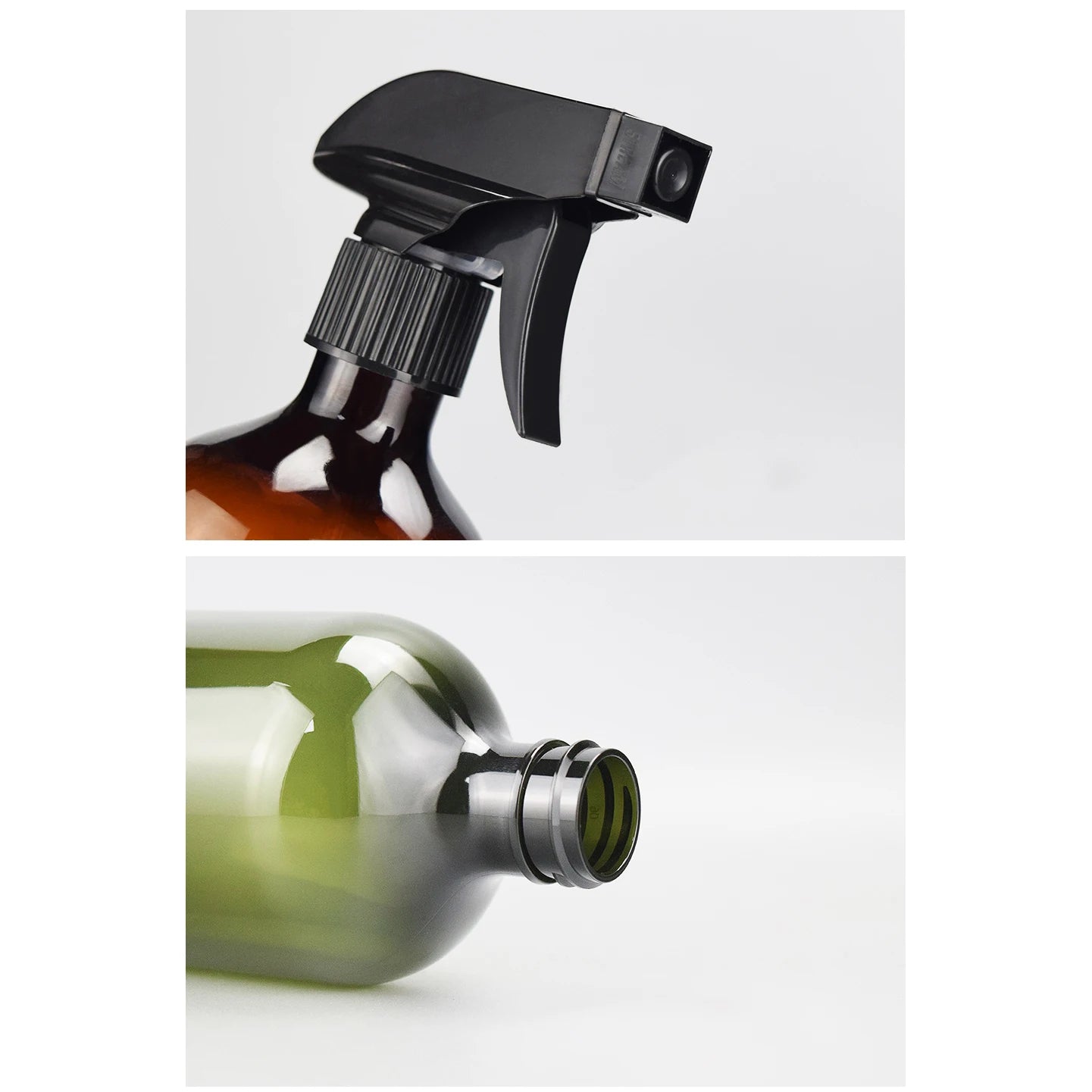 300/500ml High Pressure Plastic Spray Bottle — Refillable Water Mist Container for Hair Styling and Hairdressing