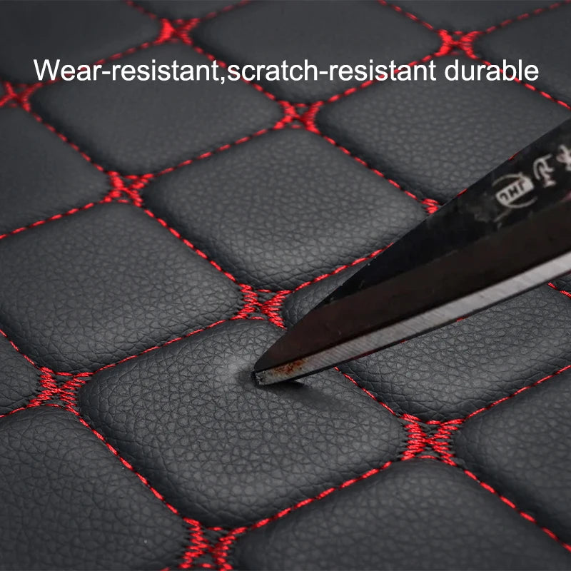 Universal PU Leather Car Seat Covers - Front and Rear Seat Cushions, Four-Season Seat Protectors for Cars and SUVs