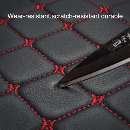 Universal PU Leather Car Seat Covers - Front and Rear Seat Cushions, Four-Season Seat Protectors for Cars and SUVs