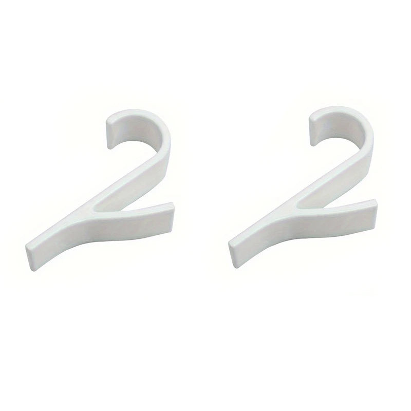 2-6PCS Heated Towel Radiator Hooks — Multi-Purpose Coat, Scarf & Clothes Hangers for Bathroom