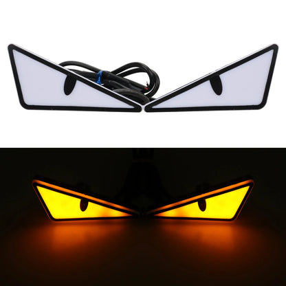 Universal Car LED Devil Eyes Lights - Demon Eye Headlight & Mini Turn Signal Tail Lamp for Cars and Motorcycles
