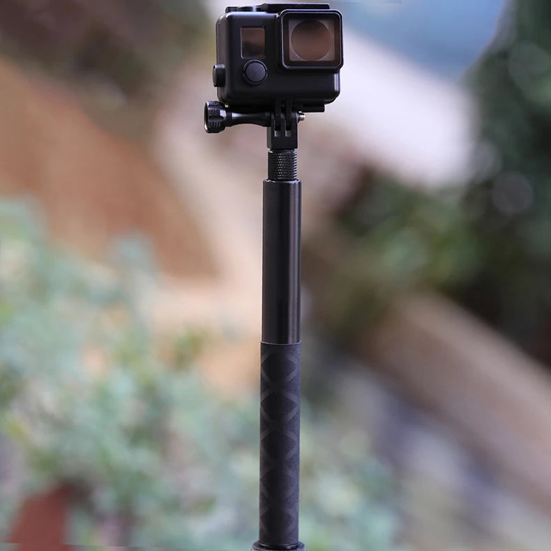 Carbon Fiber Invisible Selfie Stick 1.2m/3m – Bullet Time Rotating Tripod Handle for GoPro & Insta360 X4/X3/X2