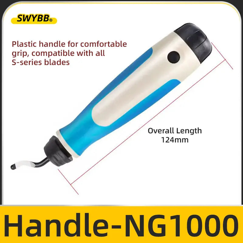 Burr Handle 3D Printer Metal Deburring Tool – NB1100 Router Bit, Rotary Trimming Knife & Scraper Blades for Repair
