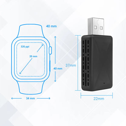 CarPlay & Android Auto Wireless Adapter — Compatible with Toyota, Mazda, Nissan, Camry, Suzuki, Subaru, Citroen, Audi, Mercedes, Kia, Ford, Opel with Spotify & Bluetooth