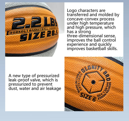 Heavy Weighted Basketball 28.5"/29.5" – Non-Slip Training Ball for Dribbling, Passing & Rebounding