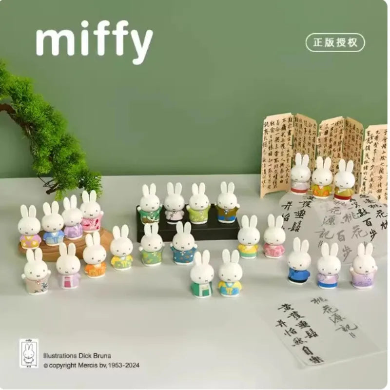 Original Miffy Ancient Style Series Blind Box – Cute Anime Character Hanging Toys & Festival Gifts