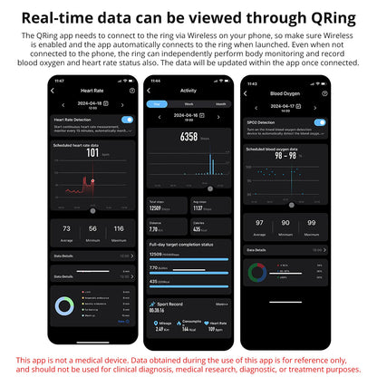 COLMI R03 Smart Ring for Men and Women - 39-Day Battery Life, Health Monitor, IP68 & 5ATM Waterproof, Multi-Sport Mode