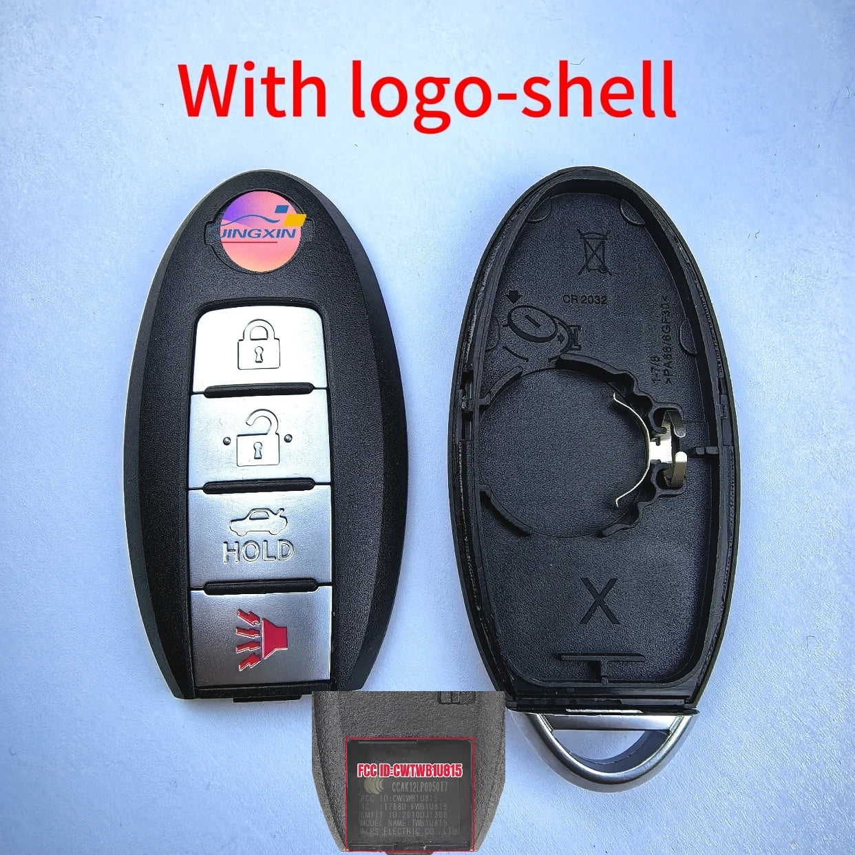 Jingxin CWTWB1U815 Smart Key & Board with 4BT 315MHz ID46-PCF7952 Chip – Compatible for Nissan Sunny, Teana, Sylphy, Sentra, Versa Car Key Shell