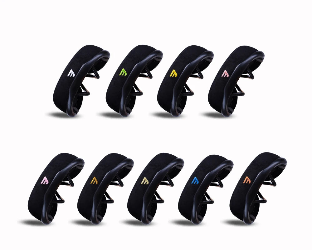 Funsea Bicycle Saddle - Black Wheelie Seat with Embroidered Logo, Flannelette Cover, 8mm Rail for Bikes