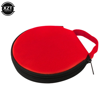 20-Disc Portable CD & DVD Storage Case - Oxford Cloth Zipper Organizer for Home & Car Use