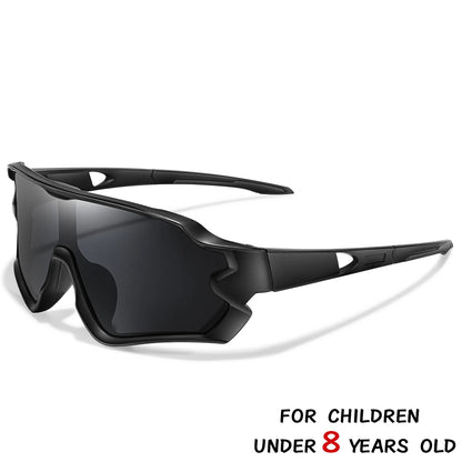 Kids UV400 Sports Sunglasses - Cycling, Camping, Fishing and Outdoor Eyewear for Boys and Girls Ages 3–8