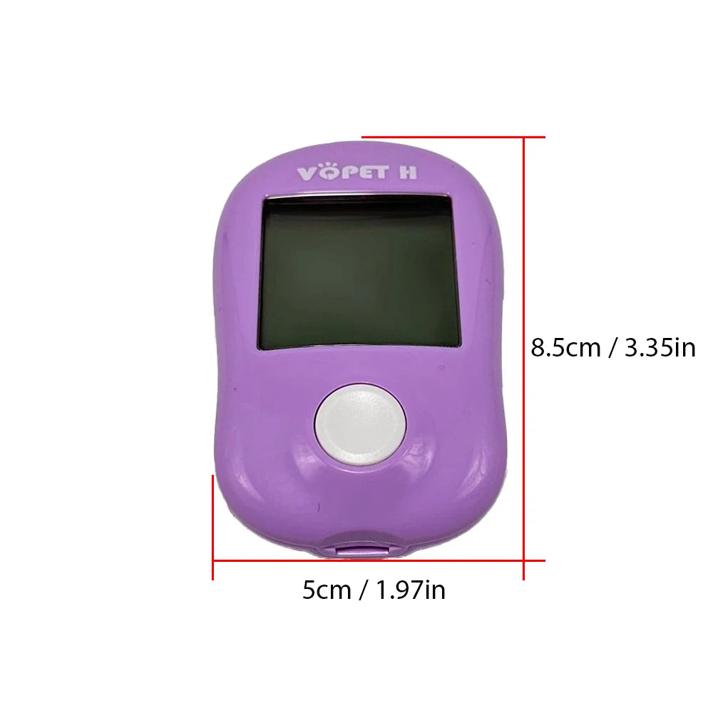 Pet Blood Sugar Monitoring System - Diabetes Testing Supplies for Cats and Dogs