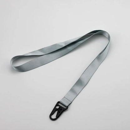Neckband Nylon Keychain with Heavy Metal Hook – Anti-Loss Lanyard for Keys, Mobile Phone, Camera, Outdoor Safety Rope