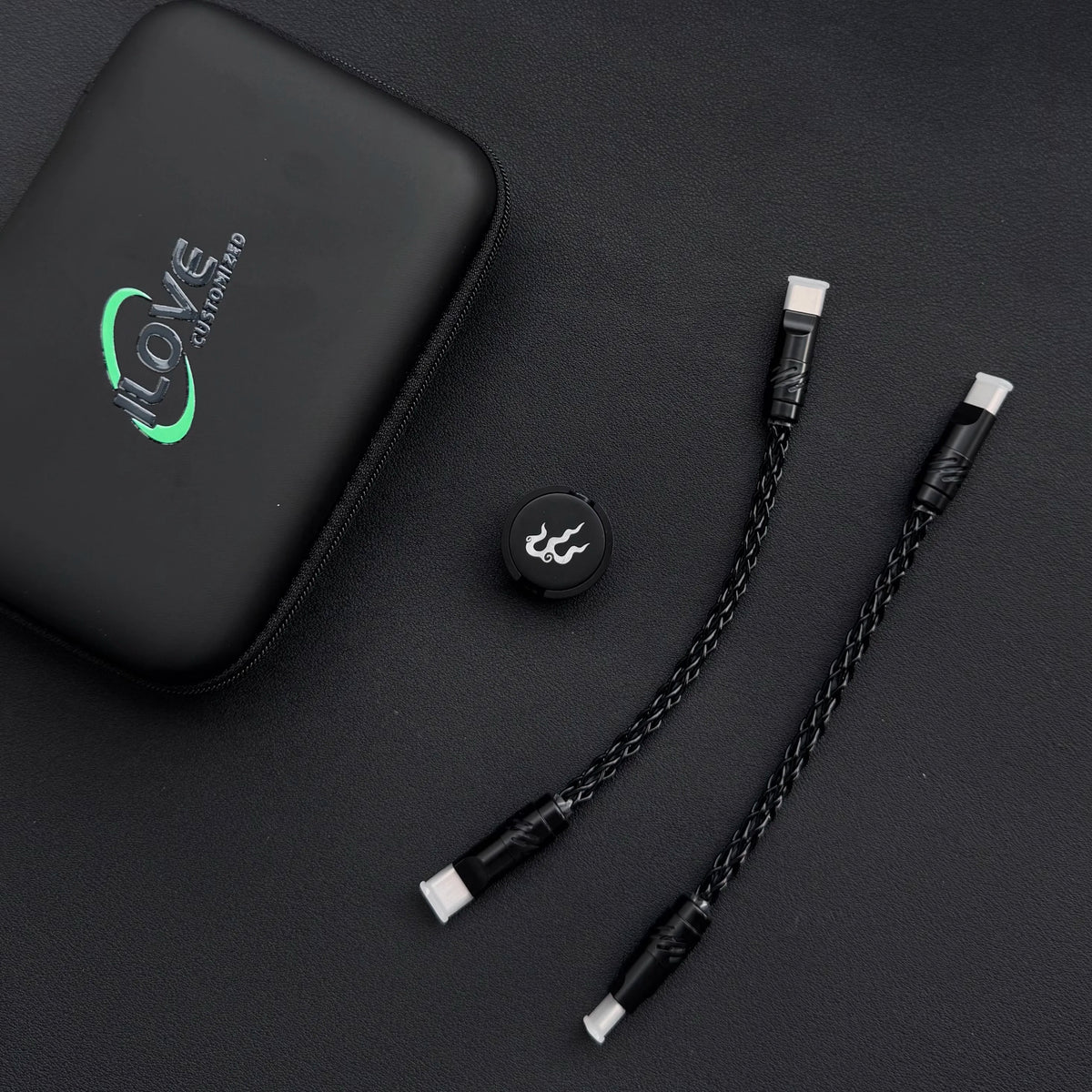 8K Gaming Keyboard USB-C Cable – Single-Crystal Copper Magnetic LED Cable for Esports Hubs and HMLAB Hubs