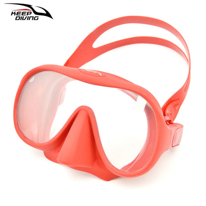 Professional Diving Mask for Scuba & Free Diving – Anti-Fog Snorkeling Goggles for Underwater Fishing Adults
