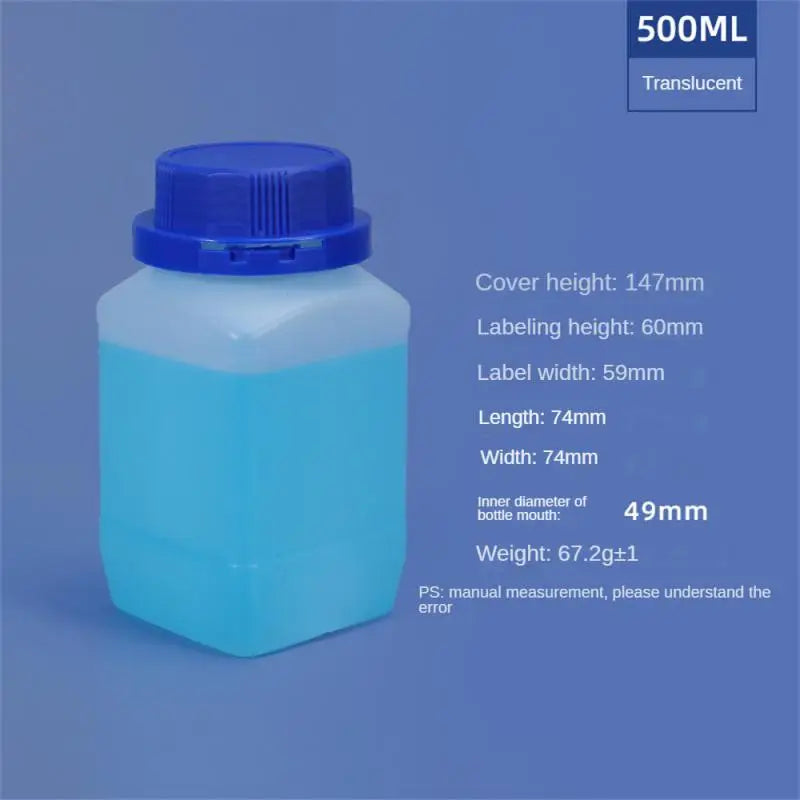 Empty Plastic Bottles 250ML/500ML/1L — HDPE Liquid, Cosmetic, Food & Chemical Storage Containers