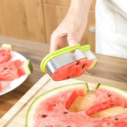 Stainless Steel Cute Tree Design Watermelon Cutter - Kitchen Gadgets for Effortless Watermelon Cutting, Salad, and Fruit Slicing