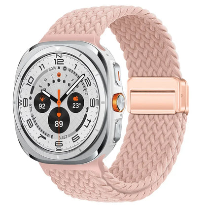 Magnetic Nylon Strap for Samsung Galaxy Watch Ultra 47mm – Adjustable Loop Bracelet Band Accessory