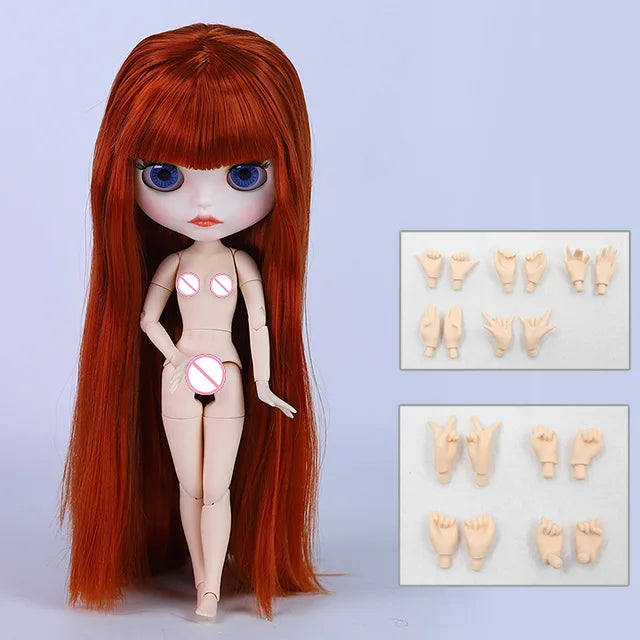 ICY DBS Blythe Doll 1/6 BJD Jointed Body — 30cm White Skin Anime Doll with Shiny & Matte Face, Special Price Gift Toy