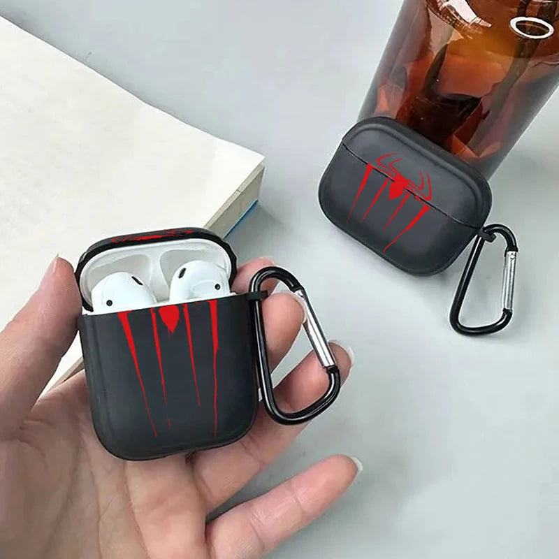 Stylish Black & Clear AirPods Case – Protective Cover for AirPods 2, 3, 4, Pro & Pro 2 | Gift for Boyfriend