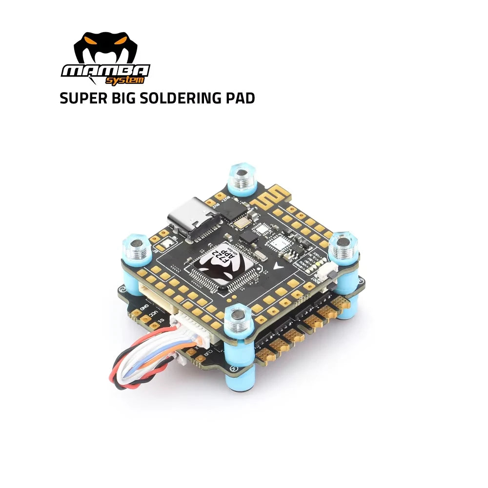 Diatone MAMBA F722 APP MK4 Flight Controller Stack — F7 4-in-1 BLHeli32 45A/55A/65A ESC 6S DShot1200 for FPV Drone
