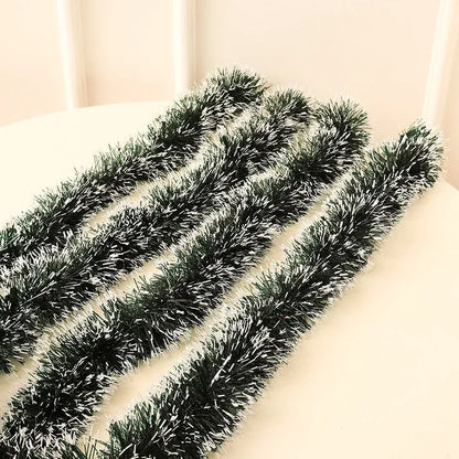2M Christmas Ribbon Garland – Festive Tree, Party & Wedding Decoration