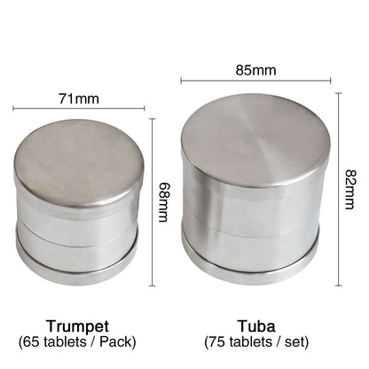 Gem & Pearl Sorting Sieve Set – 0.15mm Thick Diamond Classification Screens 65mm & 80mm