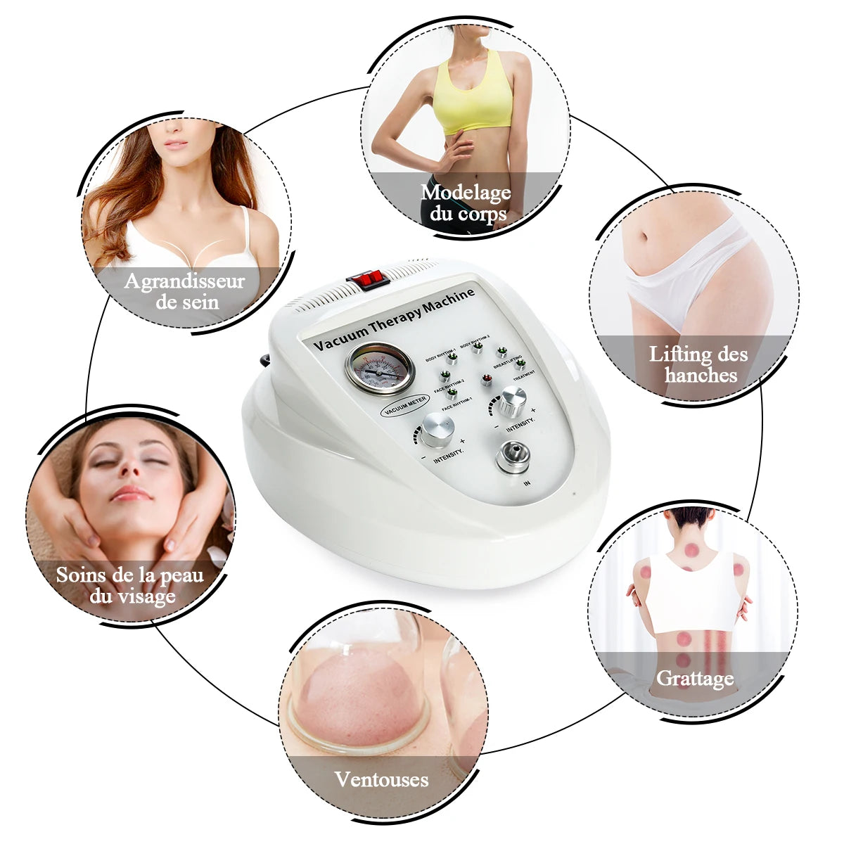 AOKO Vacuum Massage Beauty Machine — Face Lifting, Breast Enlargement & Butt Shaping Device