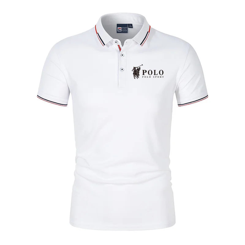 Men's Premium Summer Polo Shirt - Quick Dry Breathable Casual Business Sports Polo