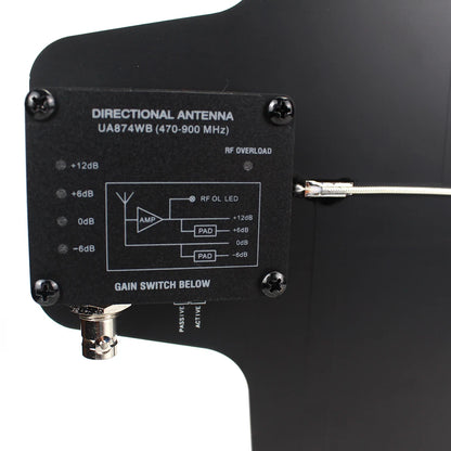 UA844 UA844+/LC Antenna Amplifier – 5 Channel UHF 470-952MHz Power Distributor for Wireless Microphone Systems