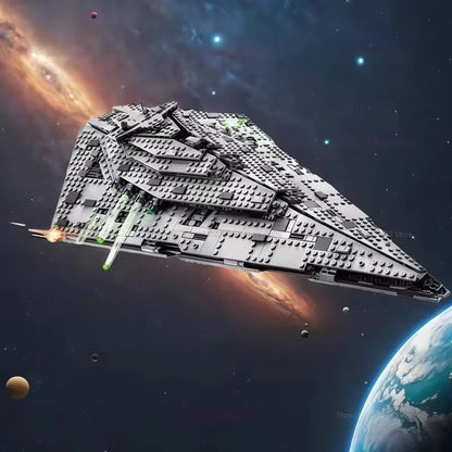 New MOC Cosmic Fighter Spaceship Building Blocks – Model Toy for Kids, Boys’ Holiday & Home Decor Gift