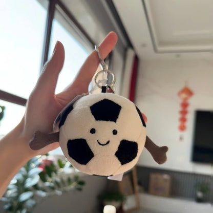 Cute Plush Bag Charm Keychain - Kawaii Soft Toy Pendant Birthday Gift for Girls