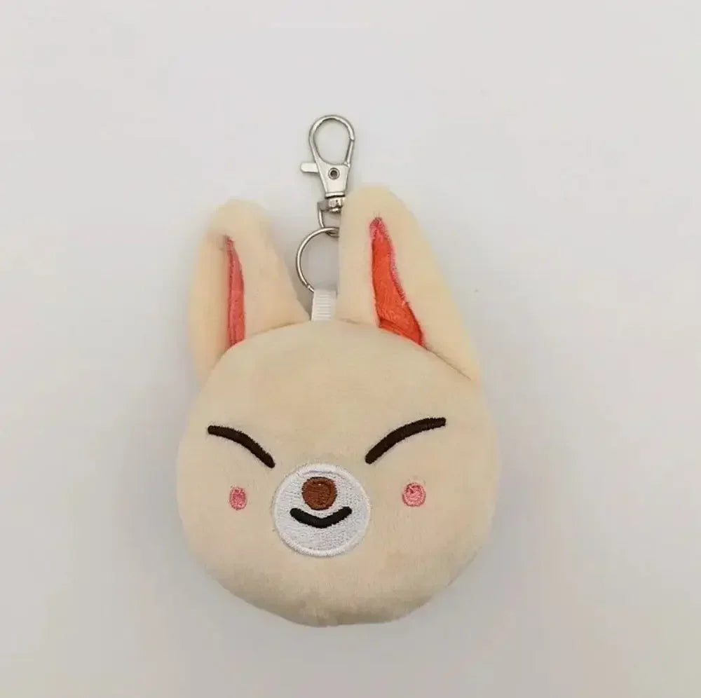 Kpop SKZOO Plush Keychain – Cute Dog Pendant Toy for Kids, Backpack Hanging, Birthday Gift
