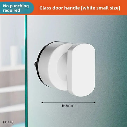 No Drill Bathroom Safety Grab Bar - Anti-Slip Suction Cup Shower Handle for Bathtub & Elderly Support