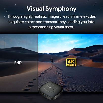 Android 13 Smart Home Theater TV Box – Allwinner H313, Google Assistant, Netflix Streaming, Bluetooth Media Player, 2GB/16GB, 2.4G/5G Wifi, T1