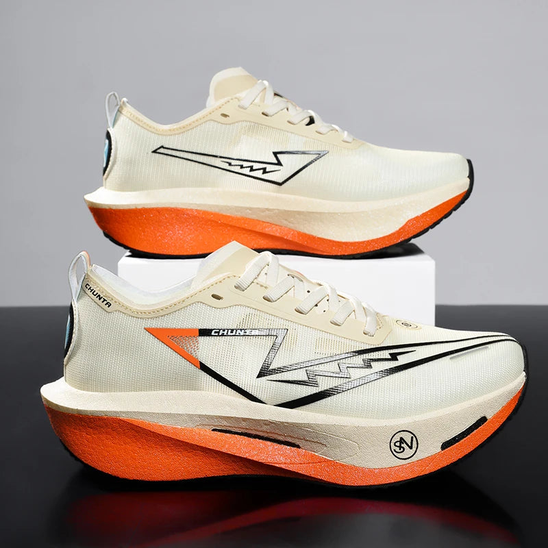 Carbon Plate Marathon Running Shoes - Lightweight Breathable Athletic Sneakers for Men & Women