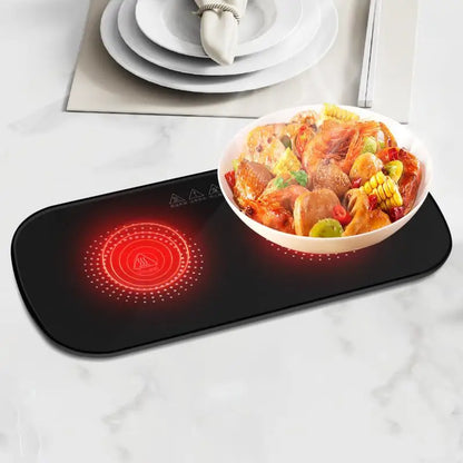 Smart Electric Warming Tray | Adjustable Temperature Control | Keeps Food Hot with Constant Warmer Plate | Heating Food Essential