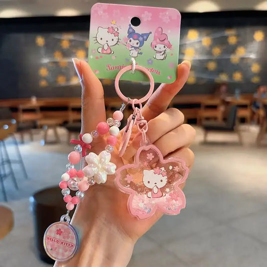 Sanrio Starlight Dance Series PVC Keychain – Hello Kitty, Cinnamoroll, My Melody & Kuromi Kawaii Doll Pendant Ornament Gift